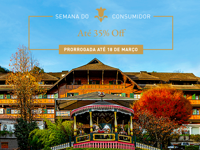 Semana do consumidor até 30% off + 5% off no pix. 11 a 15 de março - Gramado
